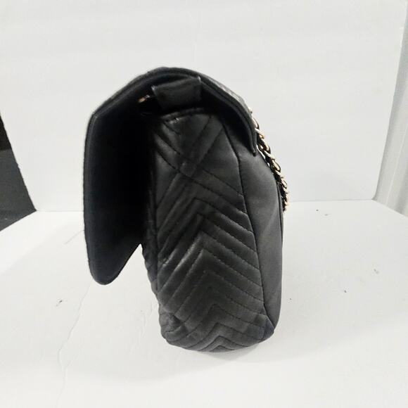Bebe Black Quilted Shoulder Bag - Picture 4 of 8